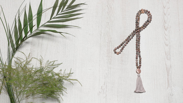 Mala Leoparden Jaspis online kaufen mit Quaste