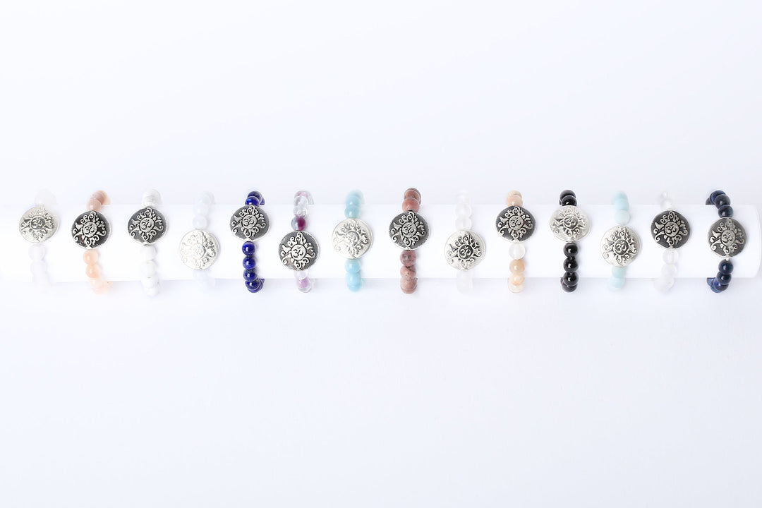 Ring Edelstein Silber - Gold