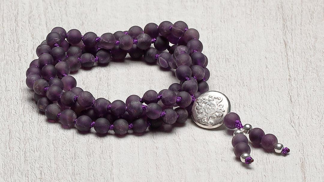 Mala Amethyst Malamünze Malasonne Silber online kaufen