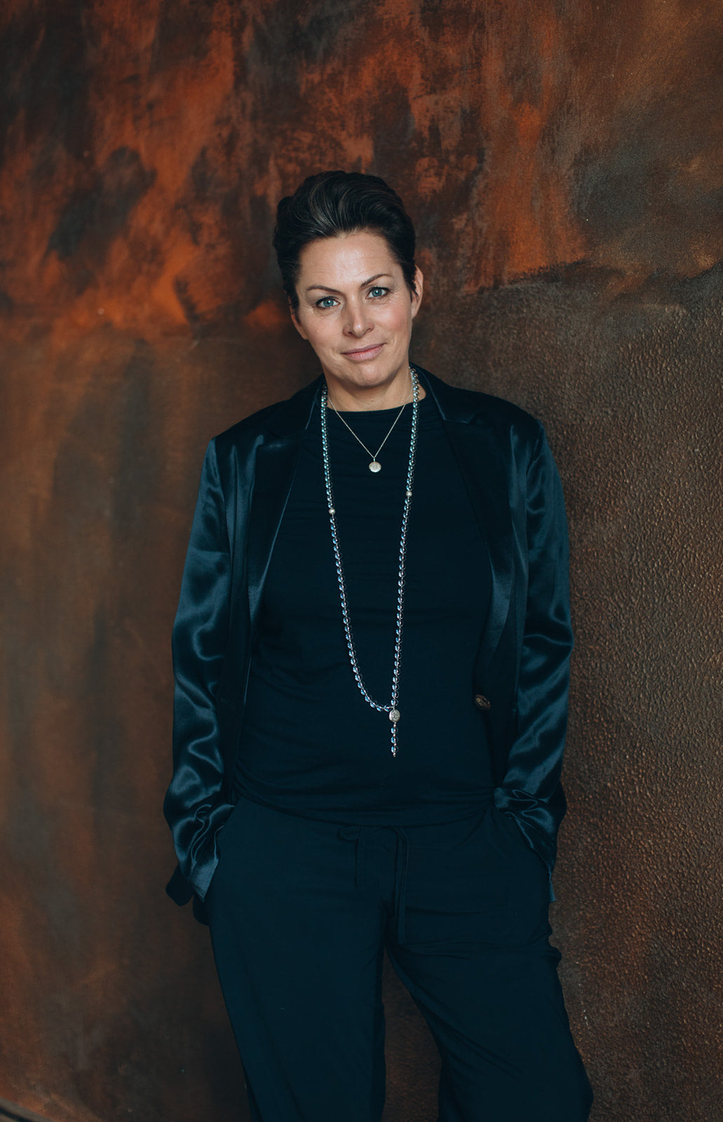 Malakette kombiniert mit Malasonne als Halskette