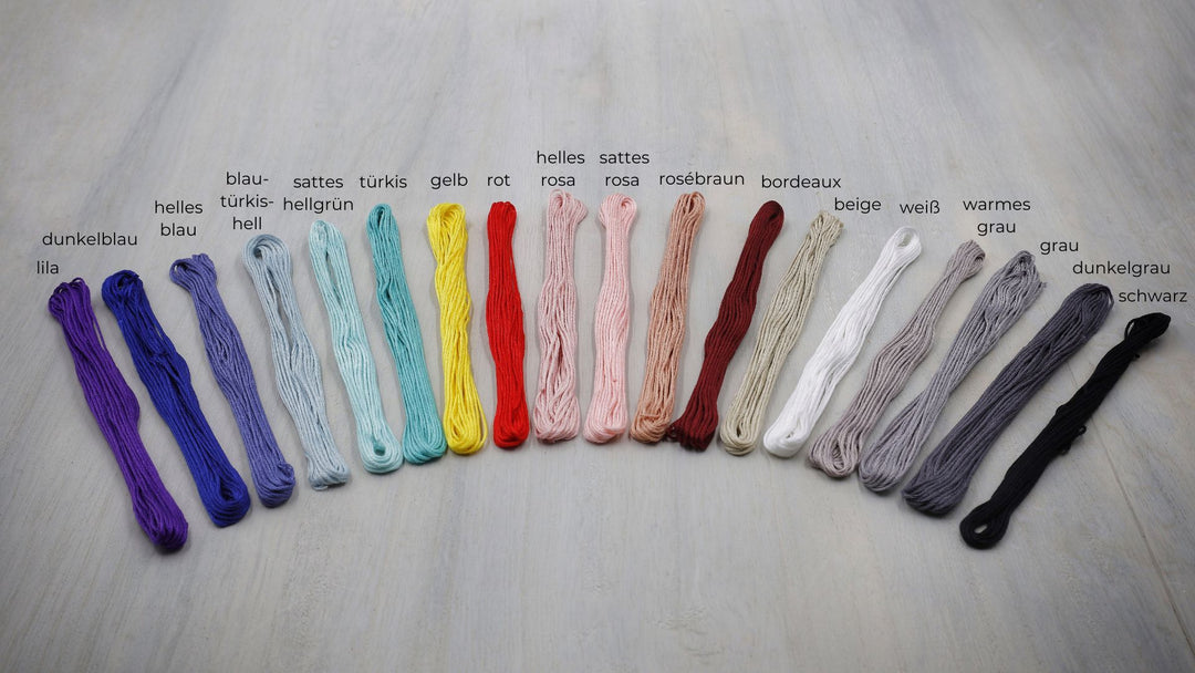Garn für Quaste an Mala DIY