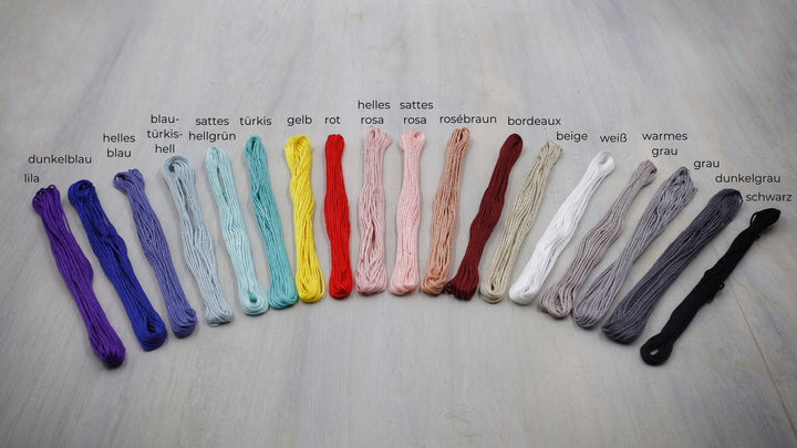 Garn für Quaste an Mala DIY
