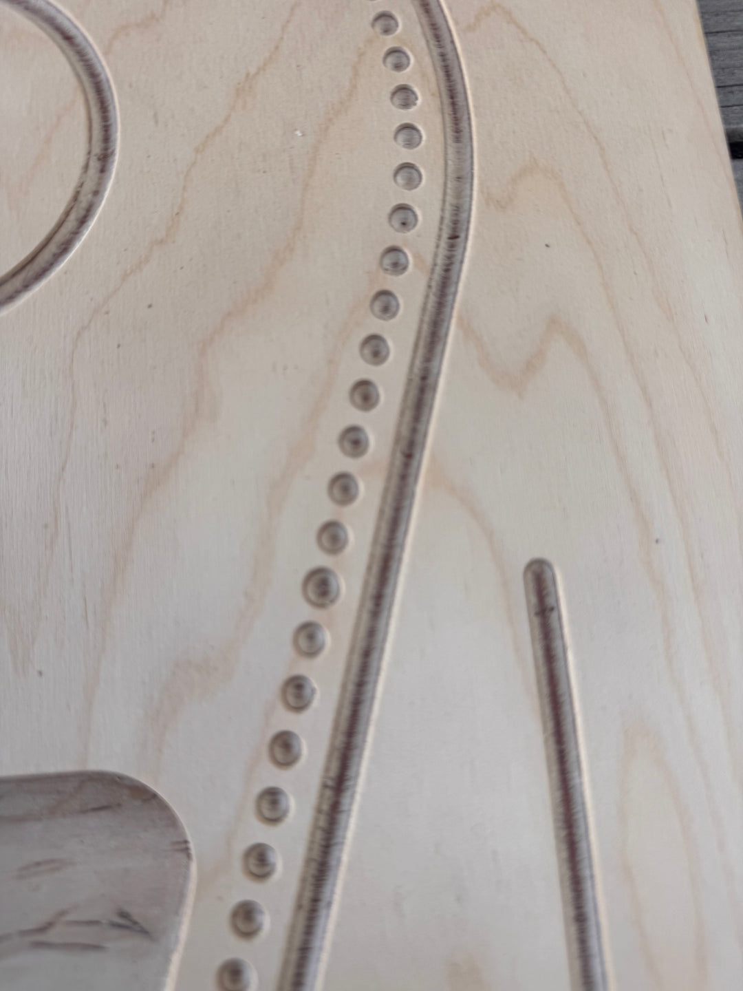 Perlenbrett aus Holz zum Mala selber machen und Planen der Perlenanordnung
