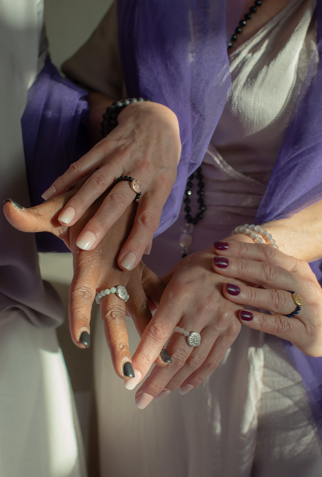 Ring aus  Edelstein mit Malasonne