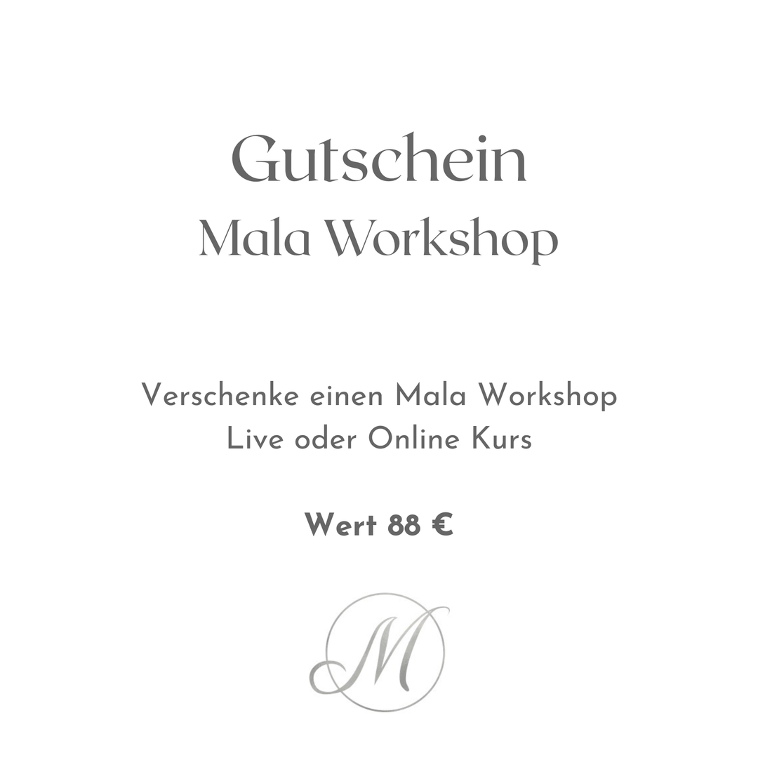 Mala Workshop Gutschein Live oder Online verschenken