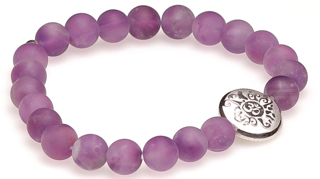 Handala Amethyst online kaufen  Edelstein Armband mit der Malasonne Silber